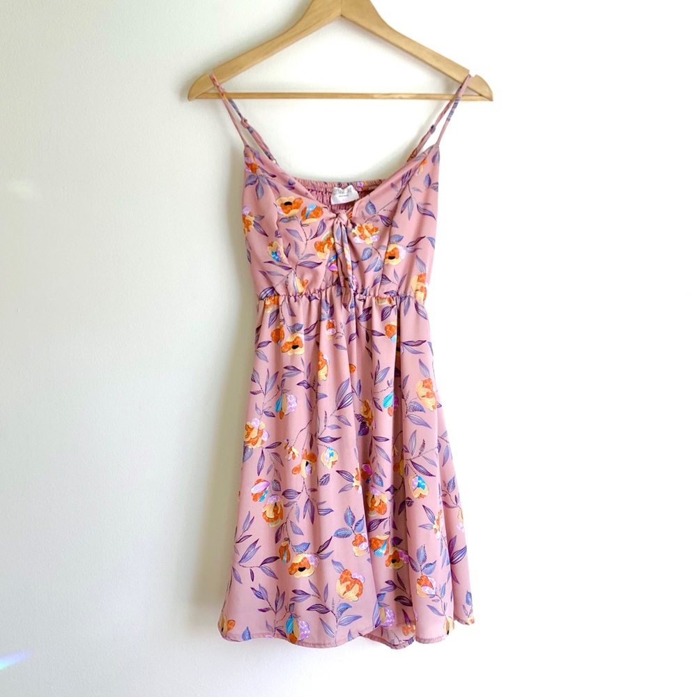 Sienna Sky Floral Print Fit & Flare Sundress